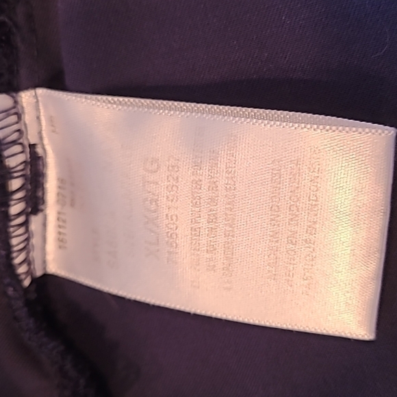 SAPPHIRE Navy Blue Scrub Set, Top XL And Pants Large Petite - Picture 8 of 16